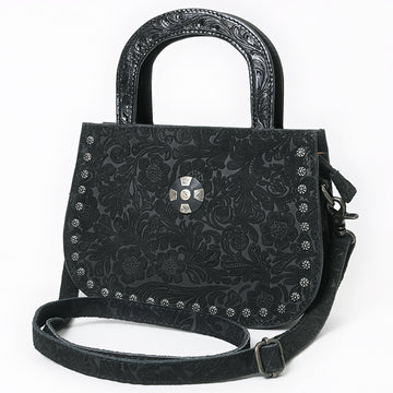 American Darling Crossbody Beautifully Suede Embosed Leather women bag Handbag